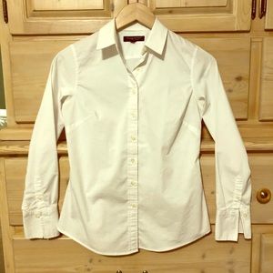 Banana Republic White Button Down